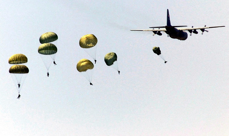 U.S. airdrop in Iraq followed by deadly border clash